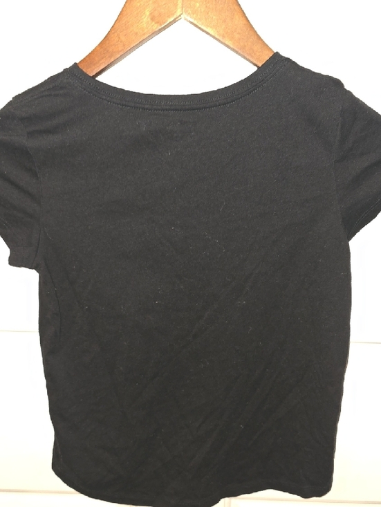 Old Navy Black Tee And Animal Print Tee - Picture 2 of 5